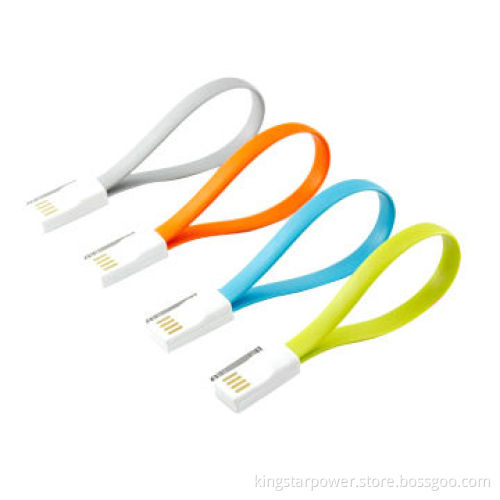 Cable for iPhone 3/3GS/4/4S/iPad 2/3/iPod Touch 3rd/4th/Nano 5, Colorful, 30-pin & Magnetic Bracelet